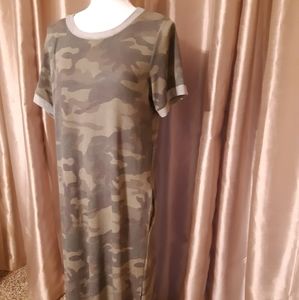 Camouflage Maxi Dress